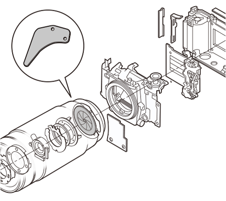 Aperture blade of camera