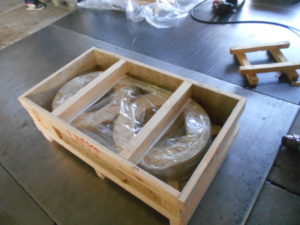 Export package wooden case (coil for interior use)