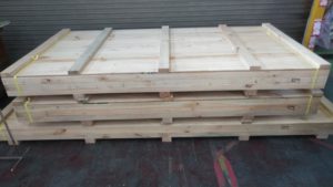 Export package wooden case (flat sheet)